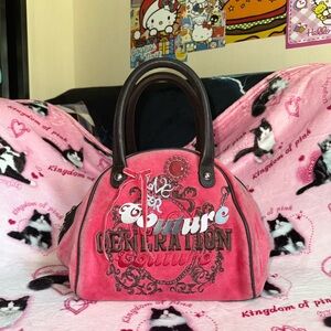 Fashionable Pink Dome Satchel Handbag